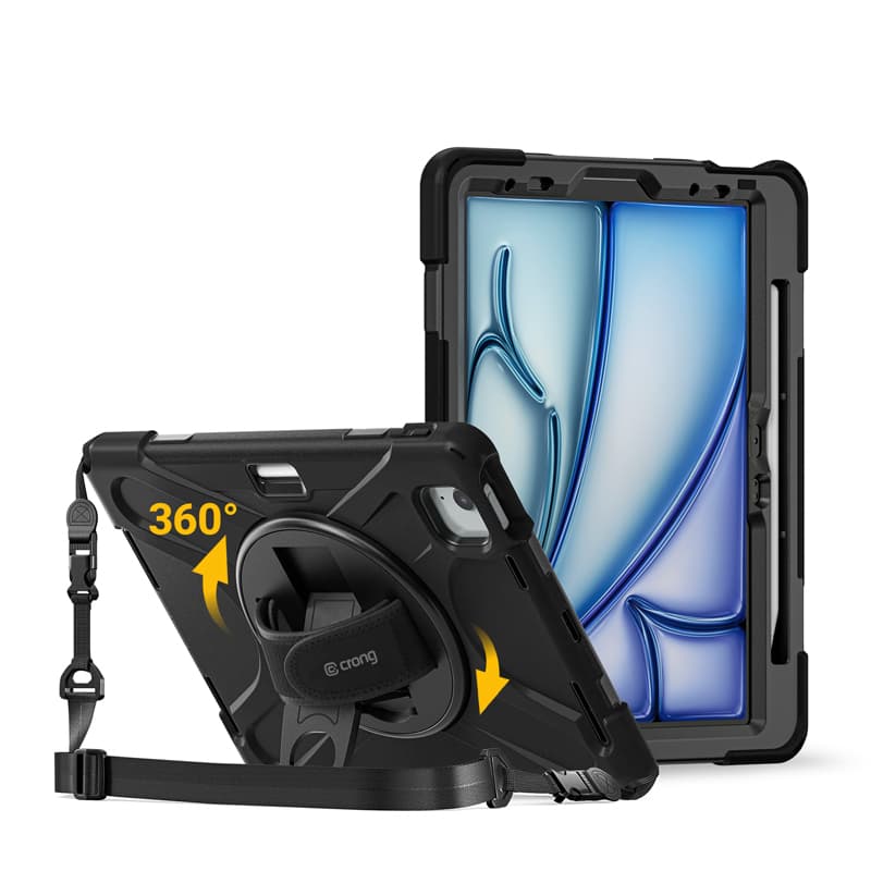 Crong Defender Plus – Rugged Case for iPad Air 11” (2026 – 2024) / iPad Air 10.9” (5th-4th gen.) 1