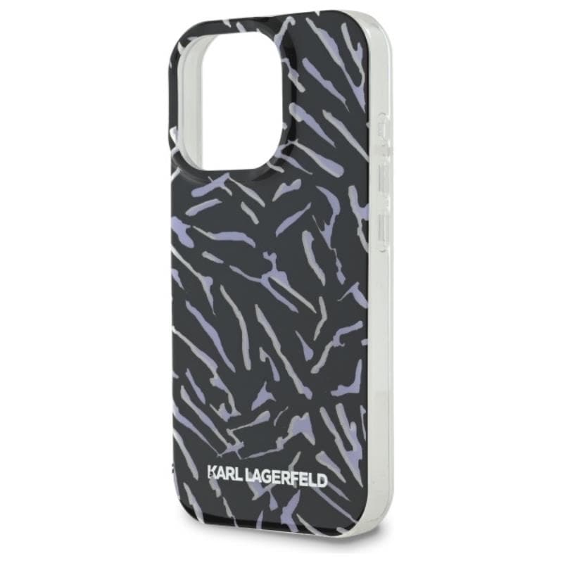 Karl Lagerfeld Zebra With Cord - Case for iPhone 16 Pro Max (purple) 5