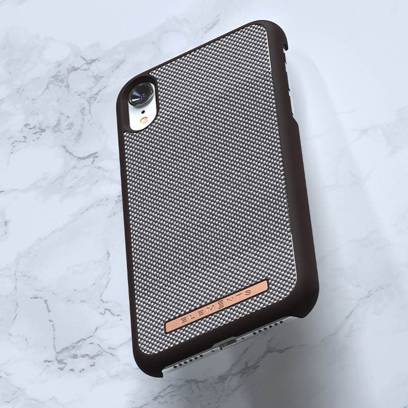Nordic Elements Saeson Idun - Case for iPhone XR (Dark Brown Pattern 1) 2