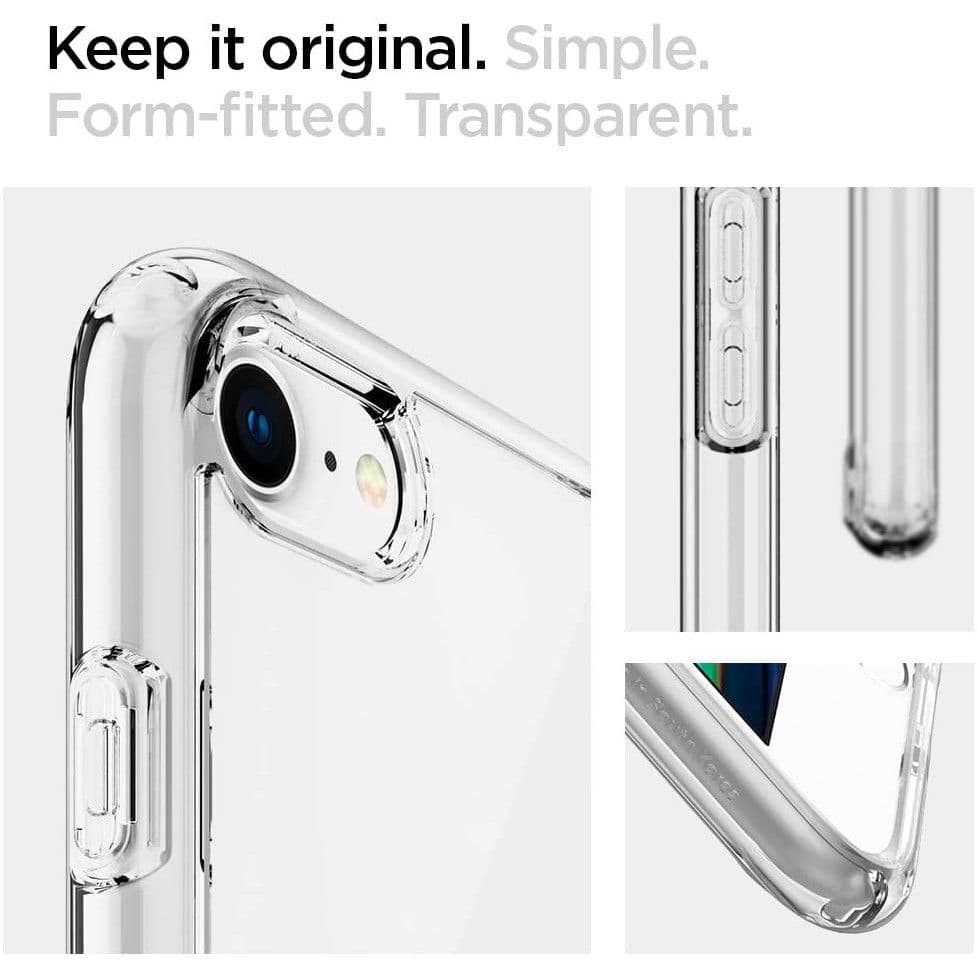 Spigen Ultra Hybrid - Case for iPhone SE 2022 / SE 2020 / 8 / 7 (Transparent) 4