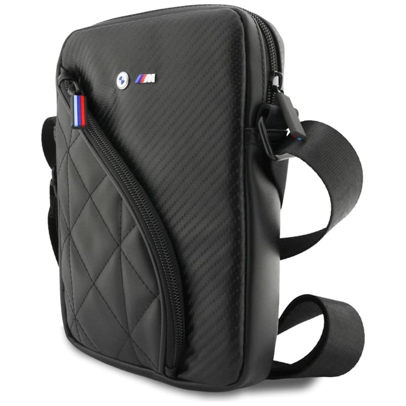 BMW Carbon Pockets & Metal Logo - 8" Tablet Case (Black) 2