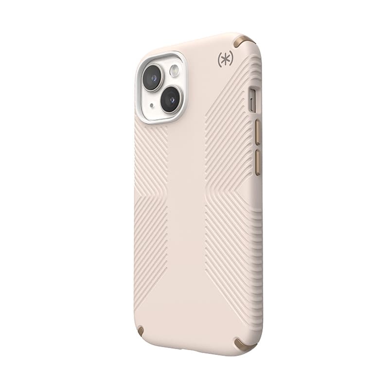 Speck Presidio2 Grip - Case iPhone 16e / iPhone 15 / iPhone 14 / iPhone 13 (Bleached Bone / Heirloom Gold / Hazel Brown) 2