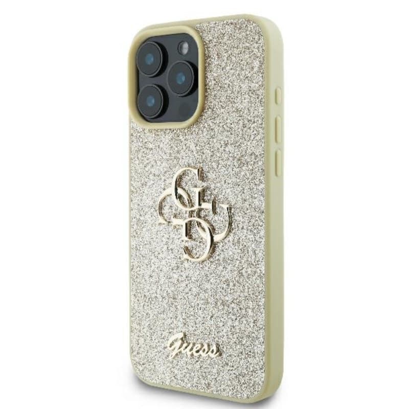 Guess Fixed Glitter Big 4G - Case for iPhone 16 Pro (gold) 2