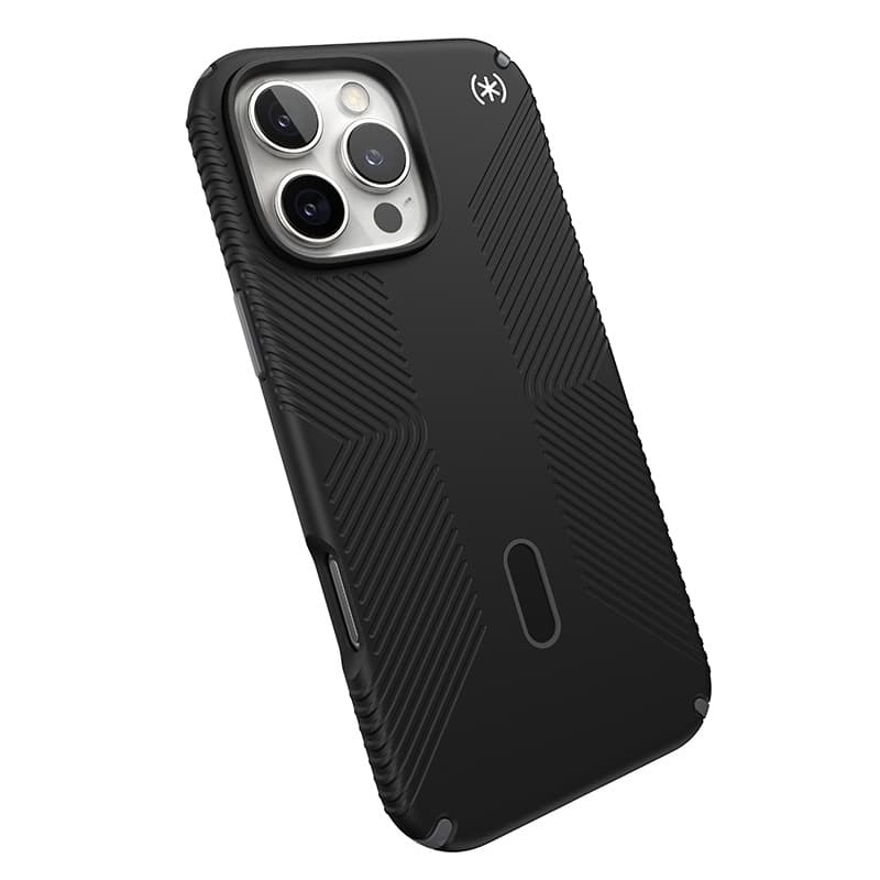 Speck Presidio2 Grip ClickLock & MagSafe - iPhone 16 Pro Max Case (Black / Slate Gray / White) 8