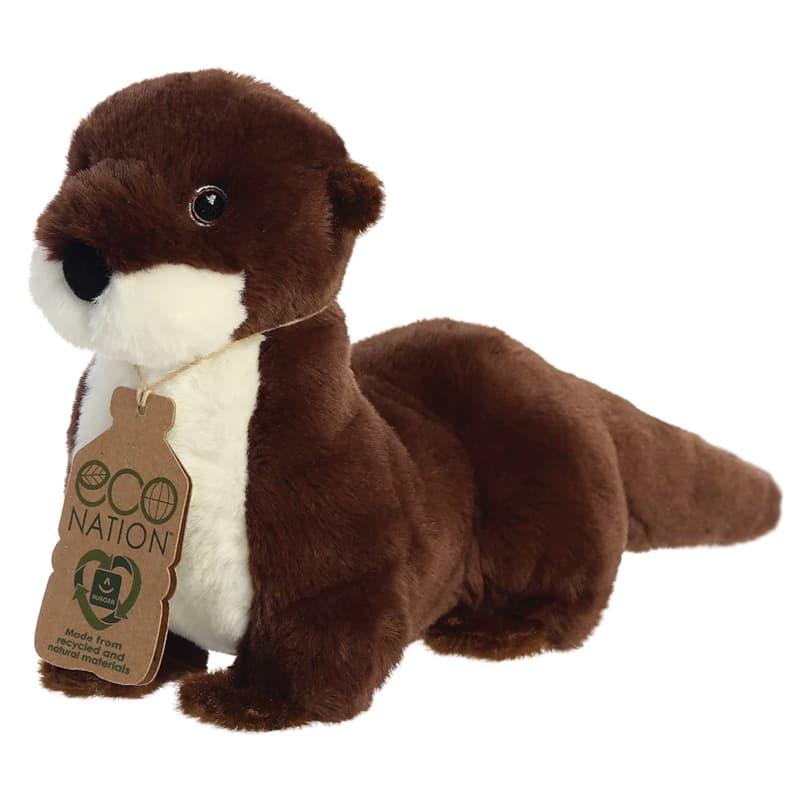 Eco Nation – Plush Toy / Cuddly River Otter 34 cm Eco-Friendly 3