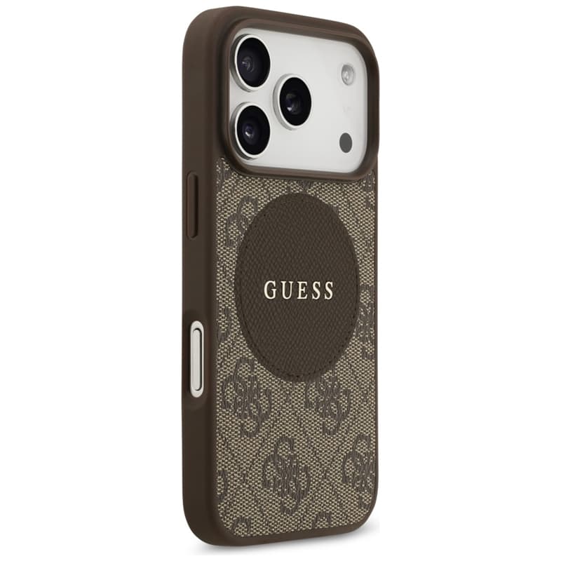 Guess 4G Circle Classic Logo MagSafe – Case iPhone 17 Pro (Brown) 4