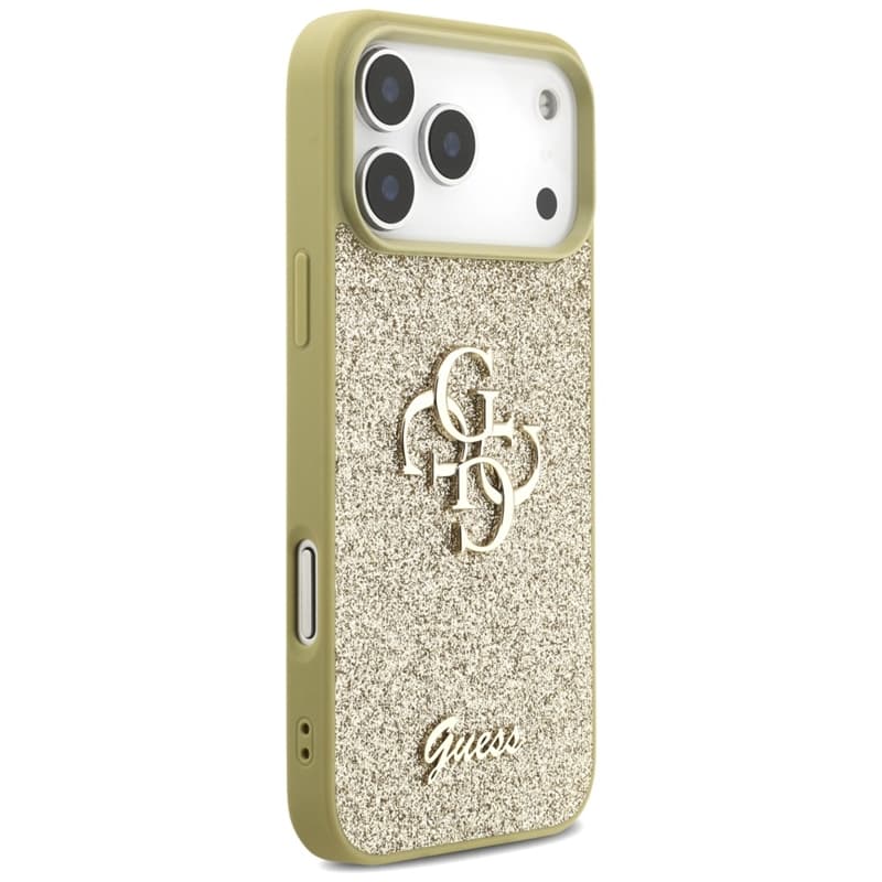 Guess Fixed Glitter Big 4G - Case for iPhone 17 Pro Max (gold) 4
