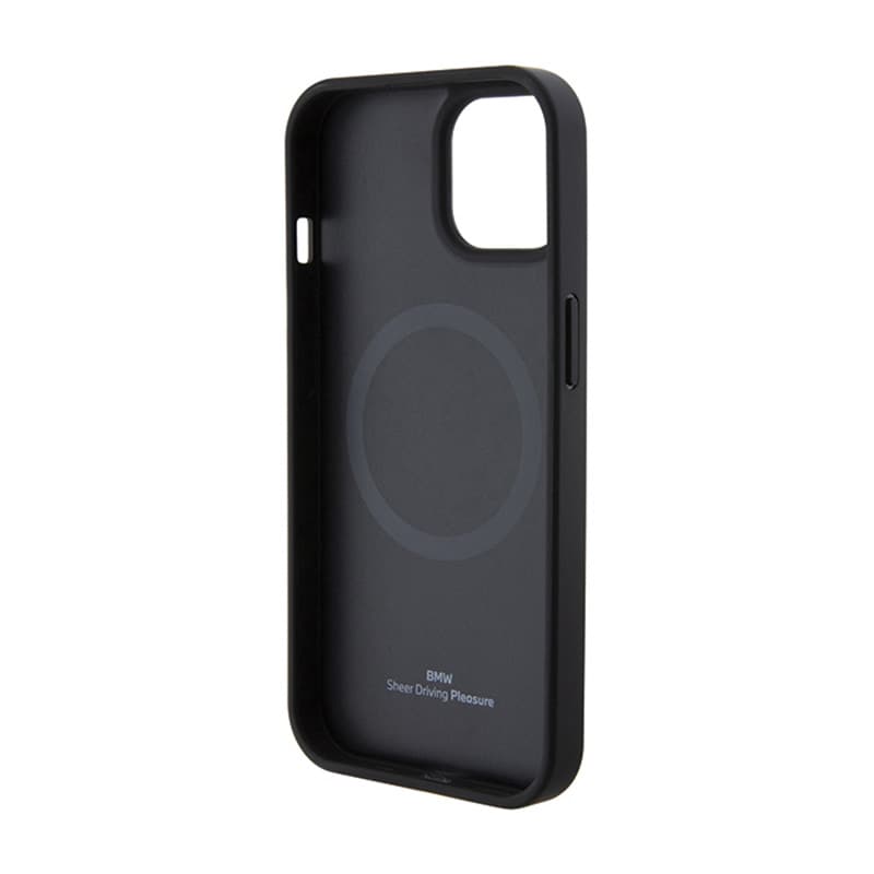 BMW Leather Hot Stamp MagSafe - Case for iPhone 15 Plus (black) 7
