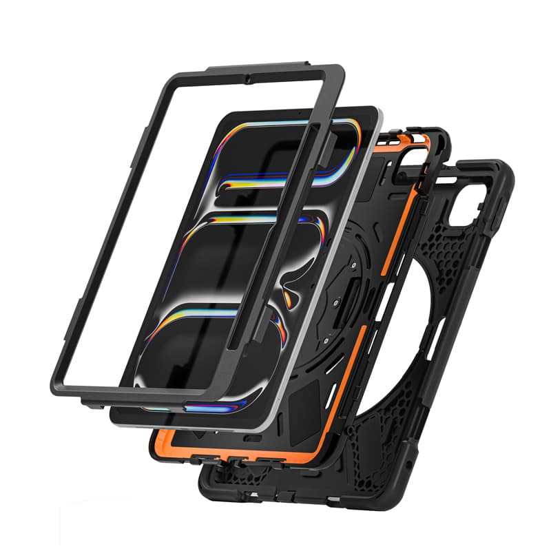 Crong Defender Plus – Rugged case iPad Pro 11" M5 (2025) / M4 (2024) (Black) 2