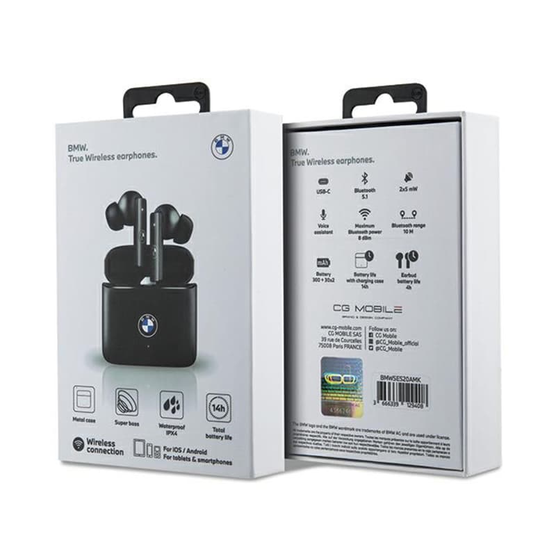 BMW Signature Collection - TWS Headphones + Docking Station (Black) 5