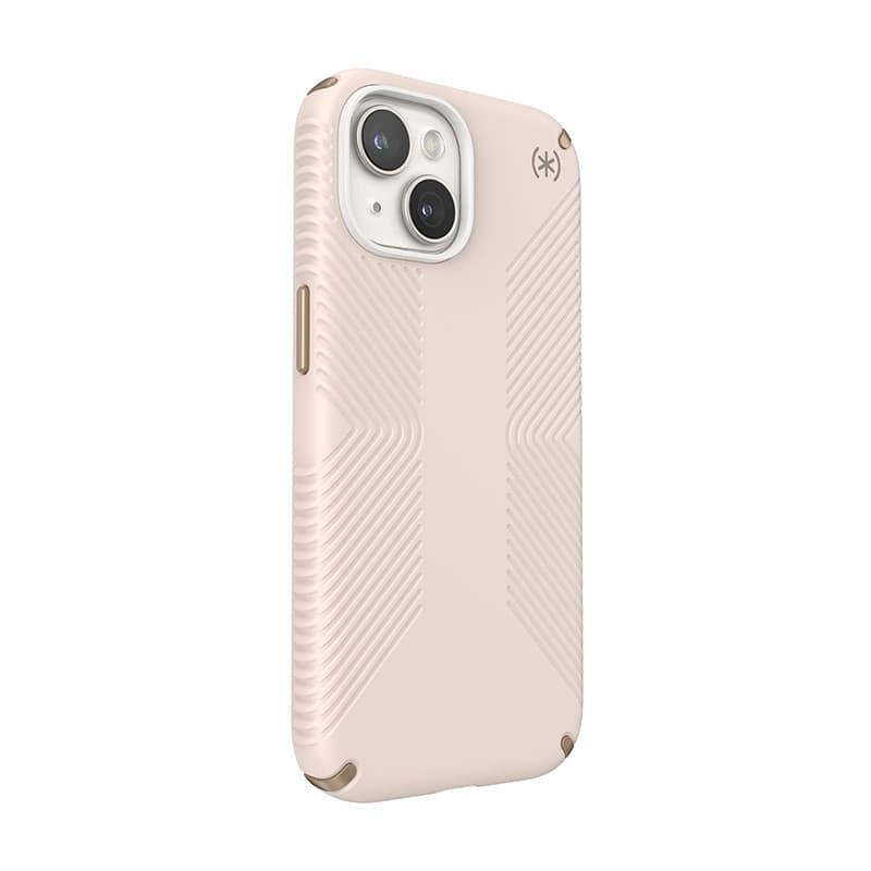 Speck Presidio2 Grip - Case iPhone 16e / iPhone 15 / iPhone 14 / iPhone 13 (Bleached Bone / Heirloom Gold / Hazel Brown) 3