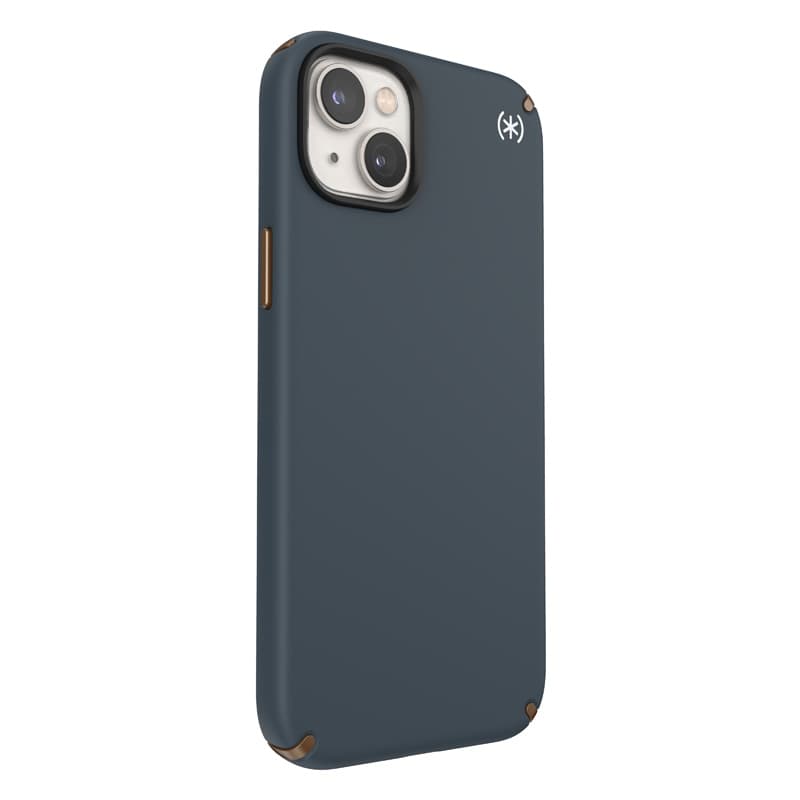 Speck Presidio2 Pro - Antibacterial iPhone 15 Plus / 14 Plus Case (Charcoal / Cool Bronze / Slate) 3