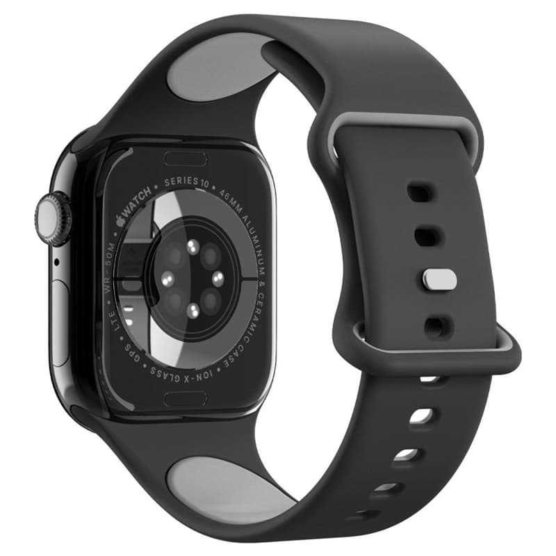 Spigen Nano Pop - Strap for Apple Watch 44/45/46/49 mm (Black Sesame) 5
