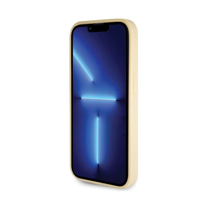 Guess Glitter Script Big 4G - Case for iPhone 14 Pro (Gold) 5