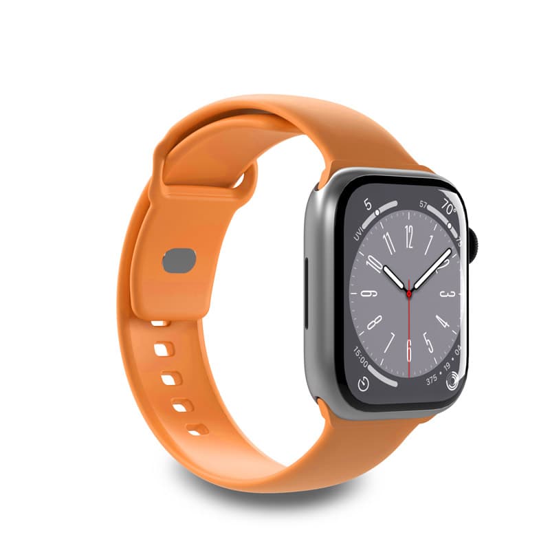PURO ICON - Elastic strap for Apple Watch 44/45/46/49 mm (S/M & M/L) (Apricot)