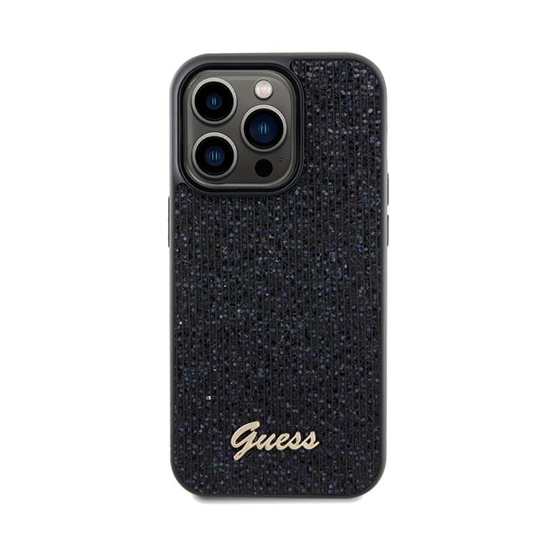 Guess Disco Metal Script - Case for iPhone 14 Pro Max (black) 3