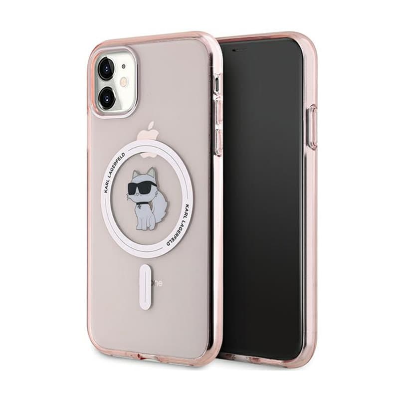 Karl Lagerfeld IML Choupette MagSafe - Case for iPhone 11 (Pink) 1