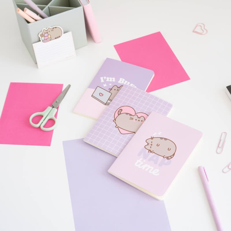 Pusheen - Set of A6 notebooks from the Moments collection, 3 pcs. 5