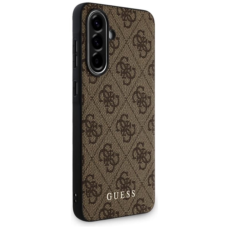 Guess 4G Metal Gold Logo - Case for Samsung Galaxy A36 5G (brown) 3