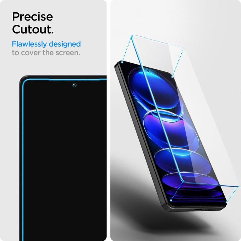 Spigen Glas.TR Slim 2-Pack - Tempered glass for Xiaomi Redmi Note 12 Pro 5G/12 Pro+ 5G/POCO X5 Pro 5G 7