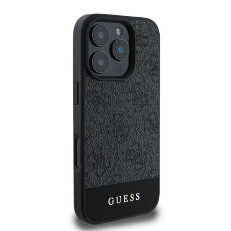 Guess 4G Bottom Stripe - Case for iPhone 16 Pro Max (gray) 2