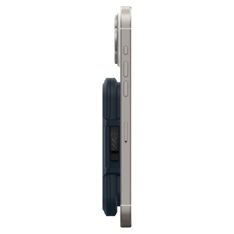 Spigen Lock Fit MagSafe - Magnetic Wallet (Metal Slate) 6