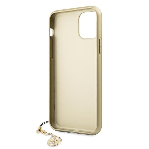 Guess 4G Charms Collection - Case for iPhone 11 (Brown) 6