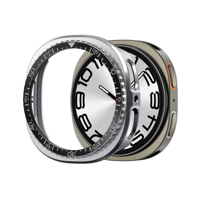 Spigen Bezel Tune Pro Diver - Case / Protective Bezel for Samsung Galaxy Watch 8 44 mm (Black)