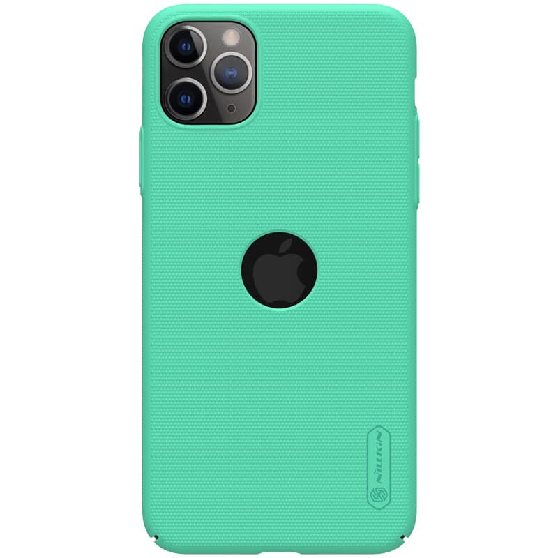Nillkin Super Frosted Shield - Case for Apple iPhone 11 Pro Max z wycięciem na logo (Mint Green) 2