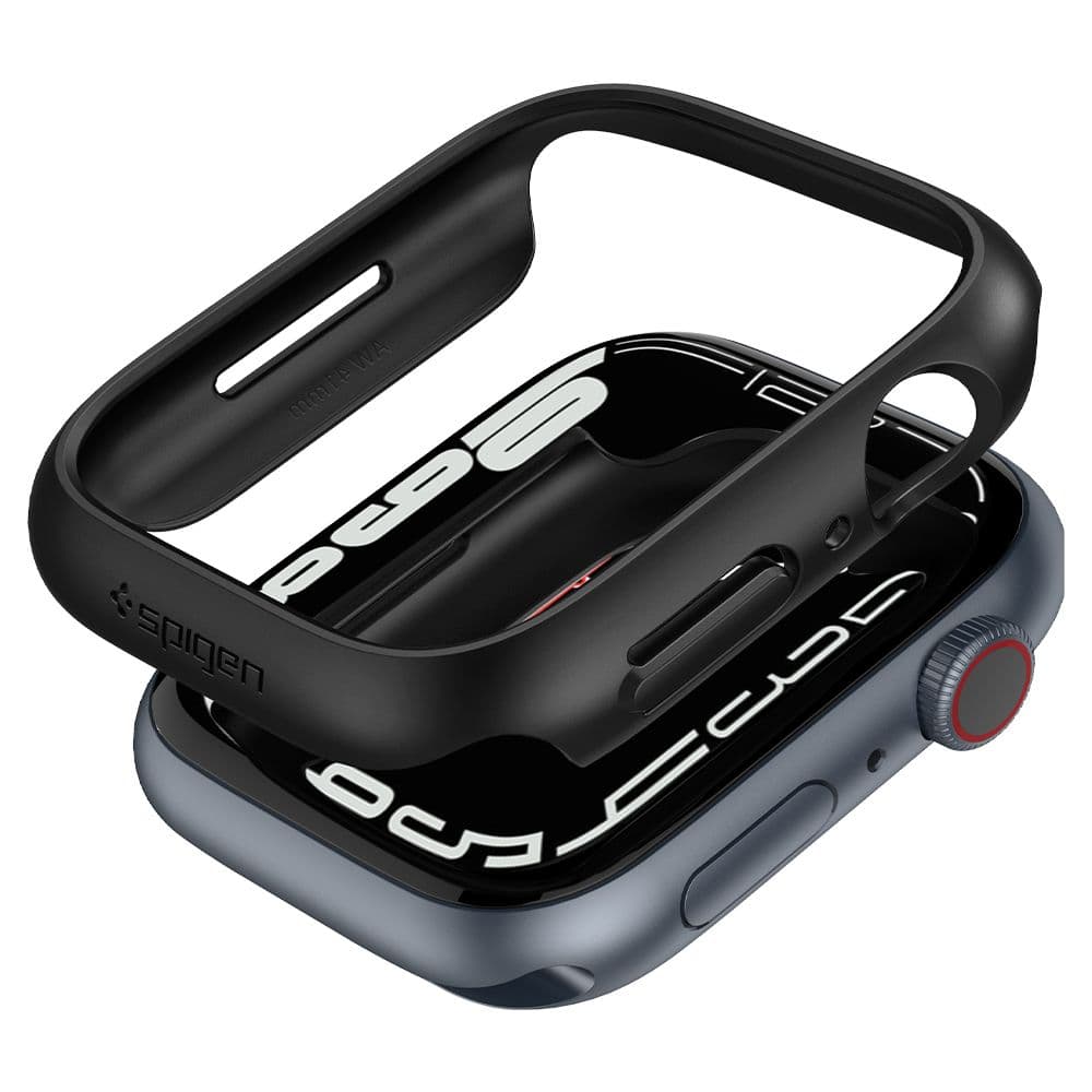 Spigen Thin Fit – Case for Apple Watch 8 / 7 41 mm (Black)