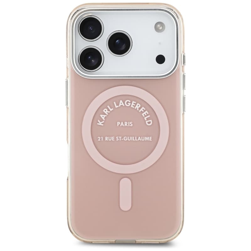Karl Lagerfeld IML Karl RSG Logo MagSafe - Case for iPhone 17 Pro (pink) 3