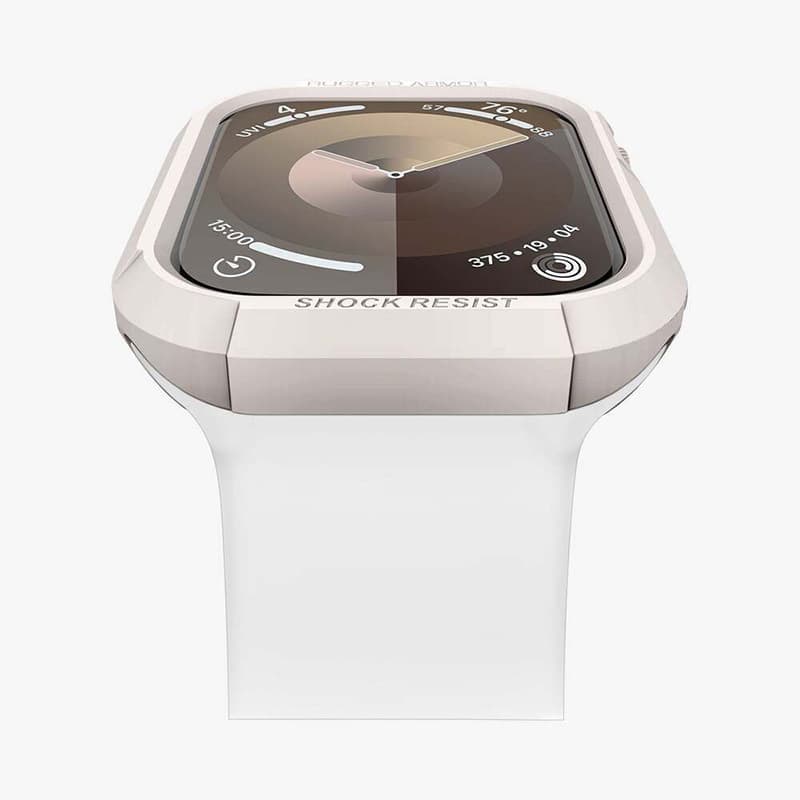 Spigen Rugged Armor - Case for Apple Watch 4/5/6/7/8/9/SE 44/45 mm (Dune Beige) 3