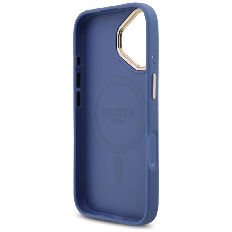Guess 4G Strass Logo MagSafe - Case iPhone 17 (Blue) 7