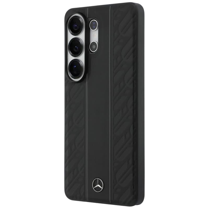 Mercedes Laurel Leaves Vertical Stripes MagSafe Case for Samsung Galaxy S26 Ultra (Black) 2