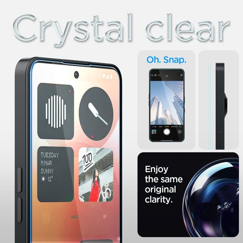 Spigen GLAS.TR EZ FIT - Tempered Glass for Nothing Phone 3a / 3a Pro 4