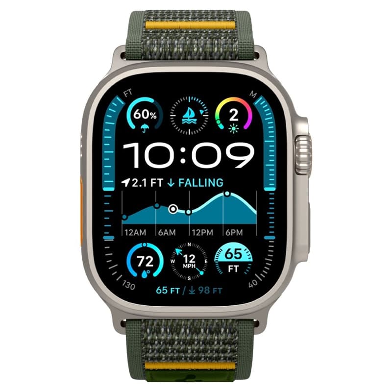 Spigen Athlex Air - Band for Apple Watch 44/45/46/49 mm (Active Green) 2