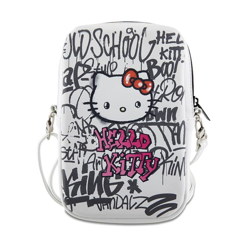 Hello Kitty Graffiti Kitty Head - Crossbody bag for phone (white) 2