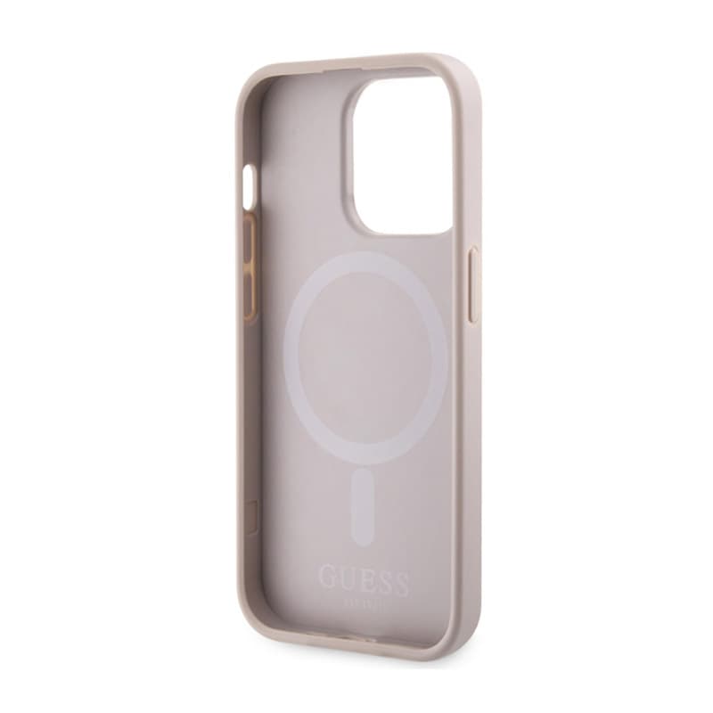 Guess GCube Stripes MagSafe - Case for iPhone 14 Pro (Pink) 7