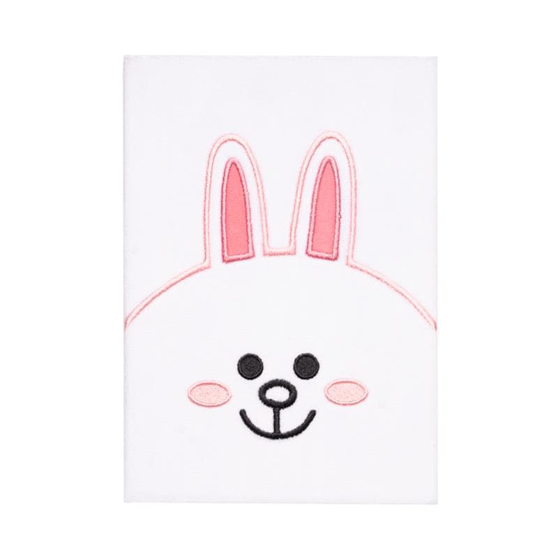 Line Friends - Plush Notebook A5 (white) 2