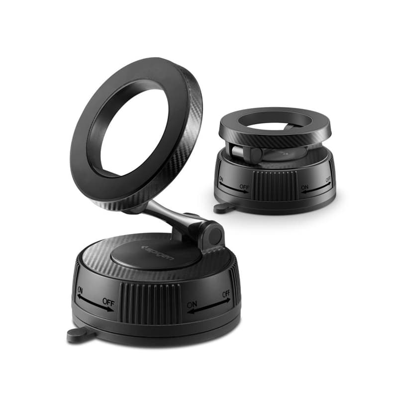 Spigen MFT36 - MagSafe Magnetic Car Mount for Dashboard and Windshield (Black) 1