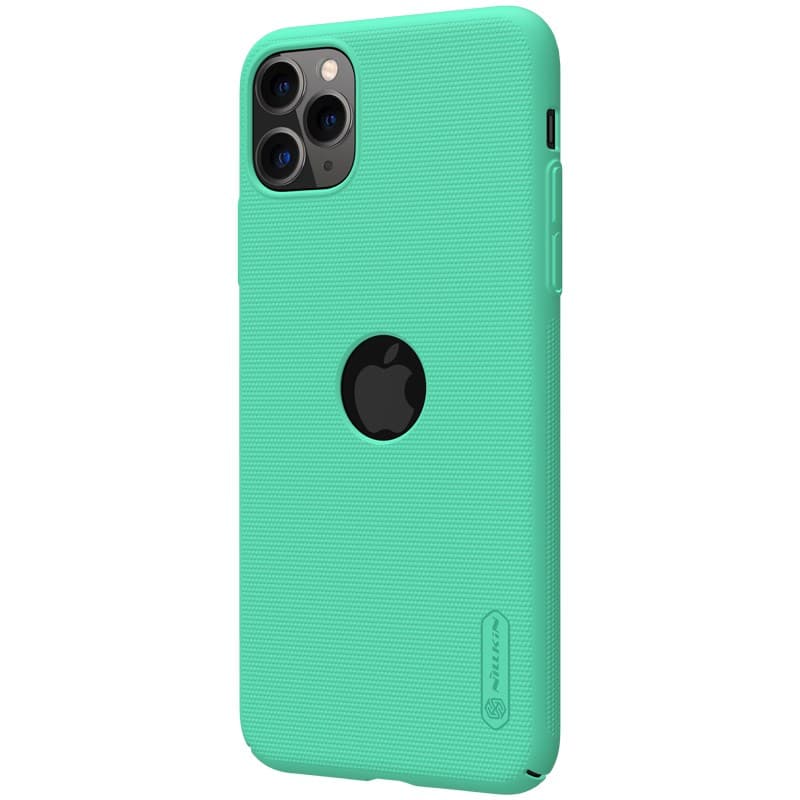 Nillkin Super Frosted Shield - Case for Apple iPhone 11 Pro Max z wycięciem na logo (Mint Green) 3