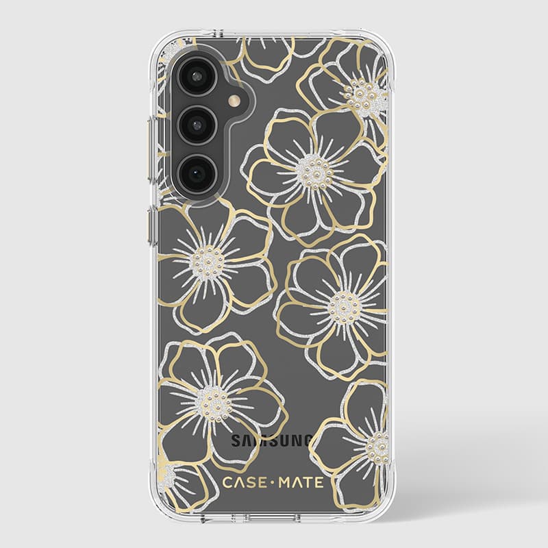 Case-Mate Floral Gems - Case for Samsung Galaxy S23 FE 5G (Gold) 7