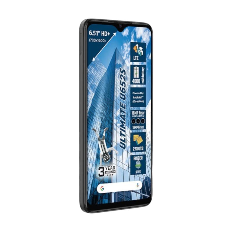 Energizer Ultimate U652S - Smartphone 2GB RAM 64GB 6.51" 4G LTE Dual SIM EU (Black) 3