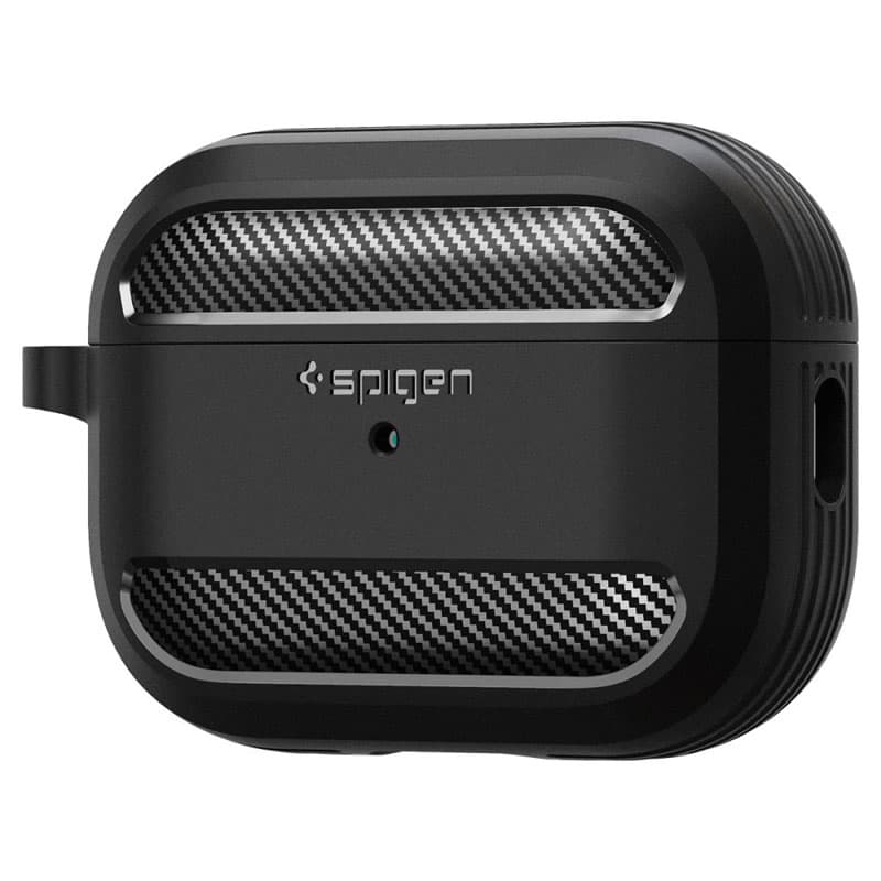 Spigen Rugged Armor - Case for Apple AirPods Pro 1 / 2 (Black) 3