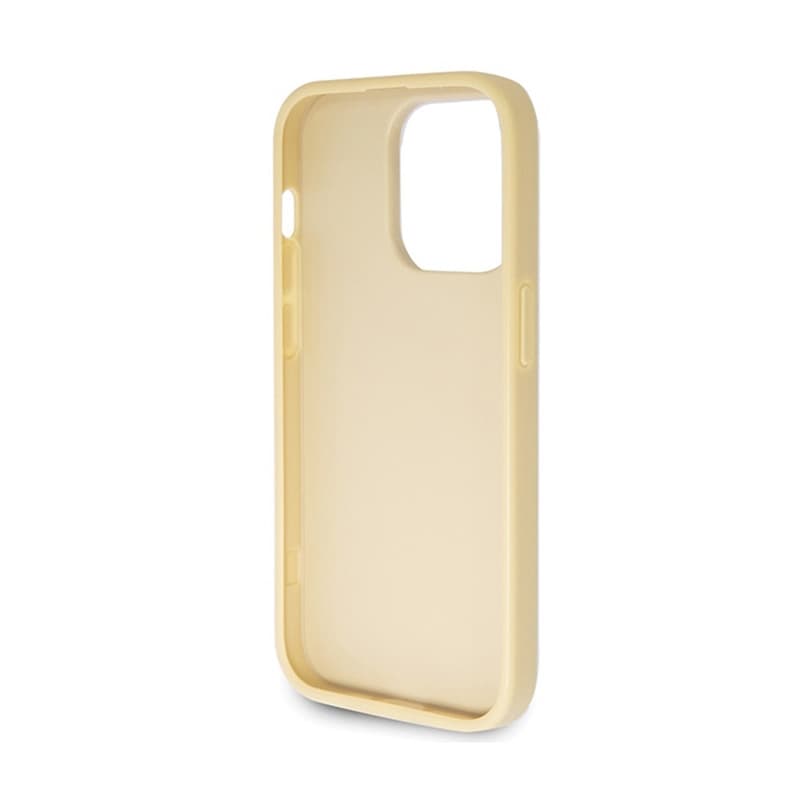 Guess Glitter Script Big 4G - Case for iPhone 14 Pro (Gold) 7