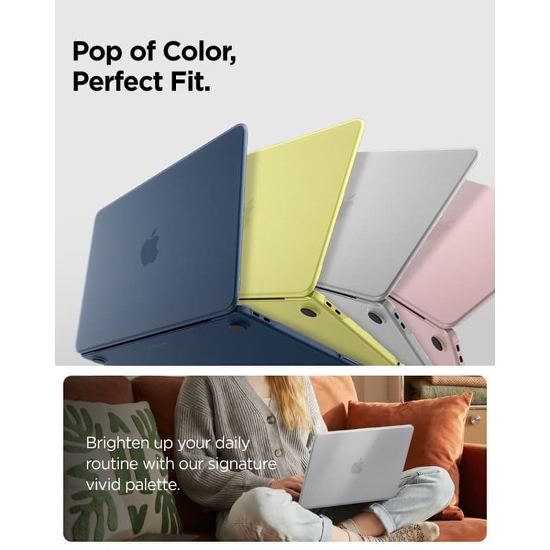 Spigen AirSkin - MacBook Neo Case (Frost Clear) 6