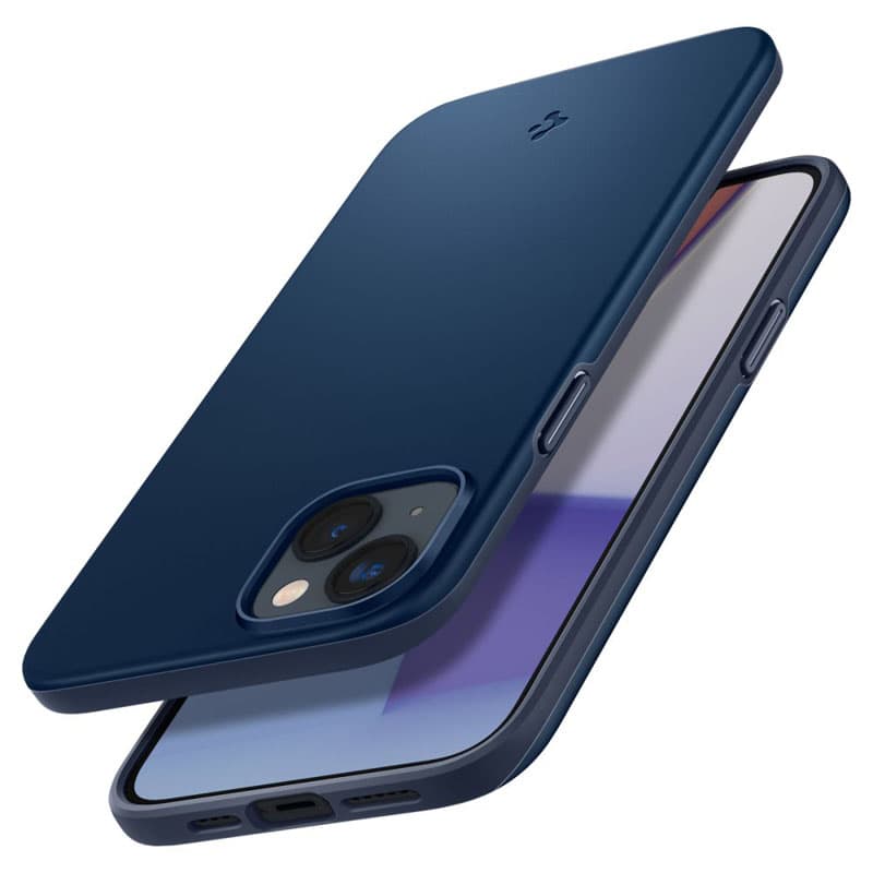 Spigen Thin Fit - Case for iPhone 15 Plus / iPhone 14 Plus (Navy Blue) 6