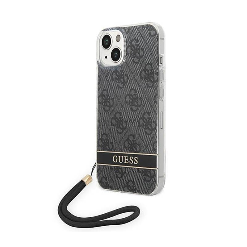Guess 4G Print Cord - Case for iPhone 14 Plus (Black) 1