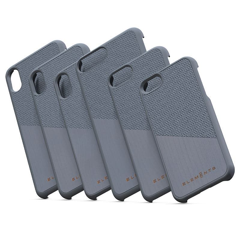 Nordic Elements Original Hel - Case for iPhone XR with real maple wood (Mid Grey) 8