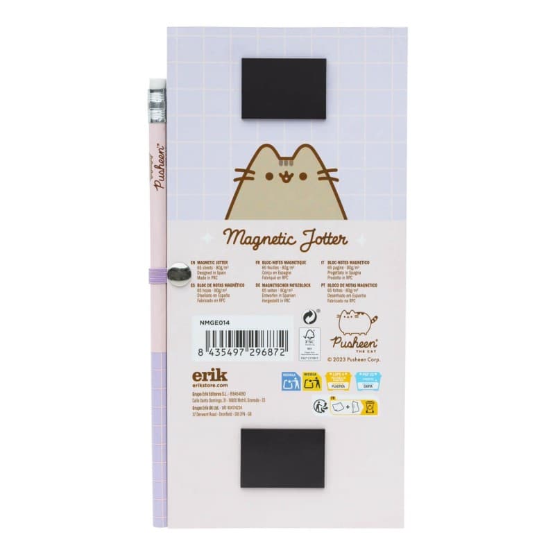 Pusheen - Notebook with fridge magnet + pencil from the Moments collection 2